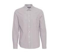 Casual Friday Chemise 'Anton' brun foncé / blanc, Taille XL