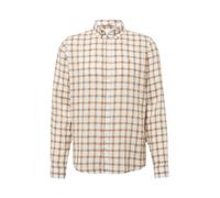 Casual Friday Chemise 'Anton' marron / blanc, Taille S