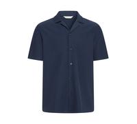 Casual Friday Chemise ' CFARCHER knitted ' bleu foncé, Taille XL