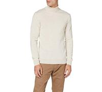 CASUAL FRIDAY Konrad Laine mérinos à col roulé Sweater, Sable Clair (50271), L Homme