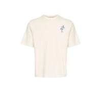 Casual Friday T-Shirt 'CFJAXSON' crème / azur, Taille XXL