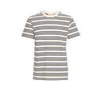 Casual Friday T-Shirt 'CFLEON' beige / bleu / noir, Taille L