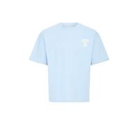 Casual Friday T-Shirt 'CFRude' bleu clair / blanc cassé, Taille M