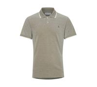 Casual Friday T-Shirt 'Tristan' olive / blanc, Taille S