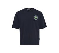 Casual Friday T-Shirt ' Tue ' bleu foncé / vert / blanc, Taille M