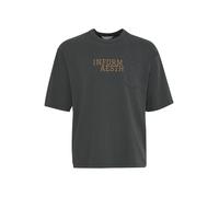 Casual Friday T-Shirt ' TUE' gris foncé / orange, Taille S