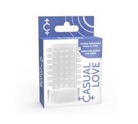 Casual Love Transparent Vibrating Penis Sleeve 1pc