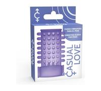 Casual Love Vibrating Penis Sleeve Purple 1pc