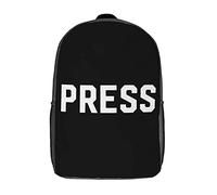 Casual Sacs De Voyage Journaliste Journalisme Auteur Cartable Scolaire Grande Capacité Daypack pour Loisir, Trekking, Randonnéebureau, 42X32X14Cm