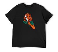 Casual T-Shirt Laurie Strode Halloween Fictional Character Micheal Myers Scary Black XL