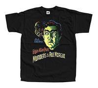 Casual T-Shirt Murders in The Rue Morgue V1 Bela Lugosi 1932 (Black) Black 3XL