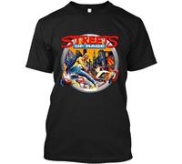 Casual T-Shirt Streets of Rage Beat 'Em Up Video Game Series Art Vintage LogoBlack Black M