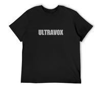 Casual T-Shirt Ultravox Band Rock Band, Pop Music Vienna, New Wave, Midge Ure, Live Aid Top Sweat Short Sleeve Black 3XL