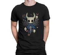 Casual The Knight T-Shirts for Men O Neck Cotton T Shirts Hollow Knight Games Short Sleeve Tee Shirt Gift Tops