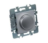 casual variateur 2 fils mécanisme + cache alu + support métal DEBFLEX
