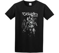 Casualties Chaos Sound Casual Graphic Top Printed Shirt Short Sleeve Tee Mens T Shirt Black Manches Courtes(XX-Large)