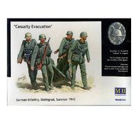 Casualty Evacuation, German Infantry, Stalingrad, Summer 1942maquette Figurine C