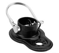 Caswynlife Adaptateur d'attelage de remorque de vélo en acier pour cou-de-pied supplémentaire pour enfants et animaux domestiques Connecteur de remorquage de remplacement