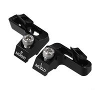 Caswynlife Adaptateur de levier de vitesse de vélo en aluminium, support CNC pour levier de vitesses SRAM, compatible avec les leviers de frein i-spec EV M4100 à M9100, design creux en acier