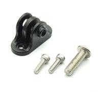 Caswynlife Adaptateur de montage avant en aluminium pour Garmin Edge avec support de caméra, support d'extension d'ordinateur de vélo, boulons M5 inclus, conception de base plate pour le cyclisme