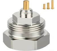 Caswynlife Adaptateur de radiateur thermostatique, construction en acier inoxydable pour vannes Oventrop, installation facile pour améliorer l'efficacité du chauffage