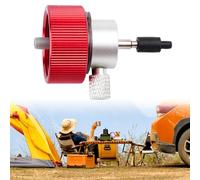 Caswynlife Adaptateur de réservoir de propane à rayures verticales, avec port de remplissage d'huile en silicone, pour lubrification de magazine, et recharges de bidons de gaz