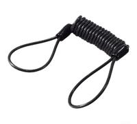 Caswynlife Antivol multifonction pour vélo avec alarme de frein à disque, corde de rappel en fil d'acier extensible, câble de sécurité en PVC résistant à l'eau jusqu'à 1,2 m