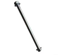Caswynlife Axe traversant fileté en acier de 12 mm, adaptateur de moyeu de rechange pour roue avant de vélo électrique, pièce de rechange (12 x 195 mm)