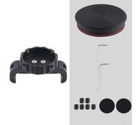 Caswynlife Boîtier de localisateur GPS caché pour vélo et scooter, support de fixation sur rail de selle, avec vis, boîte de rangement antivol pour étiquettes GPS de 32 mm, alliage d'aluminium et