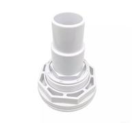 Caswynlife Buse murale de piscine de rechange pour jet de retour de piscine de 32 à 38 mm, adaptateur de sortie d'eau en PVC avec aspiration efficace des débris, blanc