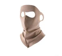 Caswynlife Cache-cou coupe-vent avec boucles d'oreilles, cache-cou en forme de poisson 3D pour l'automne et l'hiver, écharpe douce pour vélo, ski, escalade, noir, gris, beige (gris peu profond)