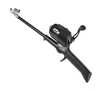 Caswynlife Canne à pêche télescopique pour enfants avec moulinet fermé, bâton en fibre de verre de 37 à 128 cm, design léger et portable pour enfants qui apprennent à pêcher dans les lacs