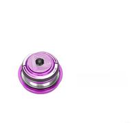 Caswynlife Casque de vélo, en alliage d'aluminium usiné CNC avec double roulements scellés, finition anodisée pour vélos de route et VTT, compatible avec fourches droites ou coniques, plusieurs