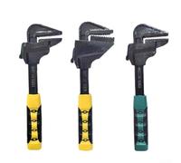 Caswynlife Clé rapide réglable de type F, poignée ergonomique, acier à haute teneur en carbone, ouverture de 65 mm, écrou et boulon multi-tailles, pour plomberie (A)