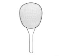 Caswynlife Écumoire de vidange en acier inoxydable avec poignée étendue pour gérer les liquides chauds tout en filtrant les pâtes céréales et les petites particules alimentaires (gros)