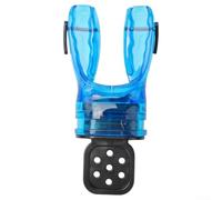 Caswynlife Embout buccal en silicone moulé pour plongée sous-marine, régulateur de morsure, ajustement personnalisé pour eau chaude, antidérapant, pour équipement de plongée avec tuba (bleu)