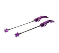 Caswynlife Ensemble de brochettes à dégagement rapide en alliage d'aluminium CNC, axe léger, arbre en acier haute résistance pour vélo de montagne, roue avant et arrière pliable de 100 à 135 mm