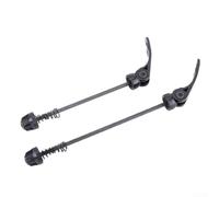 Caswynlife Ensemble de brochettes à dégagement rapide pour VTT et vélos de route, essieux avant de 146 mm et arrière de 189 mm, installation de roue sans outil (noir)
