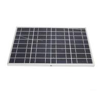 Caswynlife Ensemble de panneaux solaires 20 W 18 V avec interrupteur automatique 60 A et pinces de batterie, design résistant aux intempéries pour une utilisation en extérieur, idéal pour éclairage de