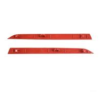 Caswynlife Ensemble de réflecteurs de pare-chocs arrière, garniture en plastique rouge compatible avec les séries 3 F30/F31 M Sport Sedan et Touring 2012-2017, performance extérieure