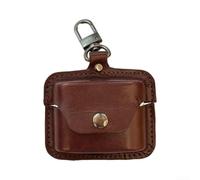 Caswynlife Étui en cuir pour écouteurs Sony WF-1000XM6 | Coque de protection complète avec mousqueton pour un ajustement fin, accessoire de couverture rigide pour les voyages et une