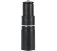 Caswynlife Extension de potence de guidon de vélo en alliage d'aluminium, hauteur réglable pour vélo de montagne et de route, correction de posture ergonomique avec double vis de fixation, (115 mm)