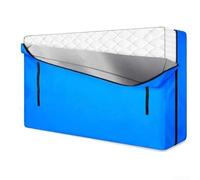 Caswynlife Housse de matelas imperméable, tissu enduit d'argent 210D avec poignées renforcées, anti-poussière et imperméable, protection de rangement pour lit simple/double/grand lit/king size (196 x