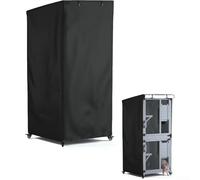 Caswynlife Housse imperméable d'extérieur pour chat pour modèles Gutinneen et Aivituvin | Tissu Oxford 600D robuste | 81,3 x 81,3 x 180,3 cm (L x l x H) | Noir 600D