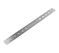 Caswynlife Jauge de longueur de rayon de vélo Règle de rayon en acier, outil de maintenance multifonction pour mesurer la manivelle et la taille du roulement à billes
