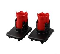 Caswynlife Kit de 4 coques de rangement en plastique pour batterie 12 V - Compatible avec 48-11-2411 - Avec coque supérieure et centrale