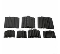 Caswynlife Kit de gaines thermorétractables en polyoléfine, rapport de rétrécissement 2:1, ignifuge, assortiment de 127/328/530 pièces pour isolation de fils électriques et réparation de câbles