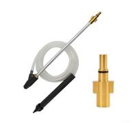 Caswynlife Kit de tige de sablage pour nettoyeur haute pression, 8 buses, décapant de peinture, barre de pulvérisation en plastique robuste avec connecteur (style 3)