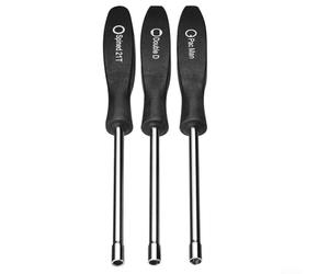 Caswynlife Kit d'outils de réglage de carburateur 3 pièces pour tournevis Poulan, cannelé 21T, double D et Pacman pour réparation de tronçonneuse moteur 2 temps