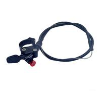 Caswynlife Levier de verrouillage à distance de fourche de VTT en alliage d'aluminium, interrupteur ergonomique à un doigt pour Suntour pour Rockshox XCM for-xcr for-epicon Radion, contrôleur de
